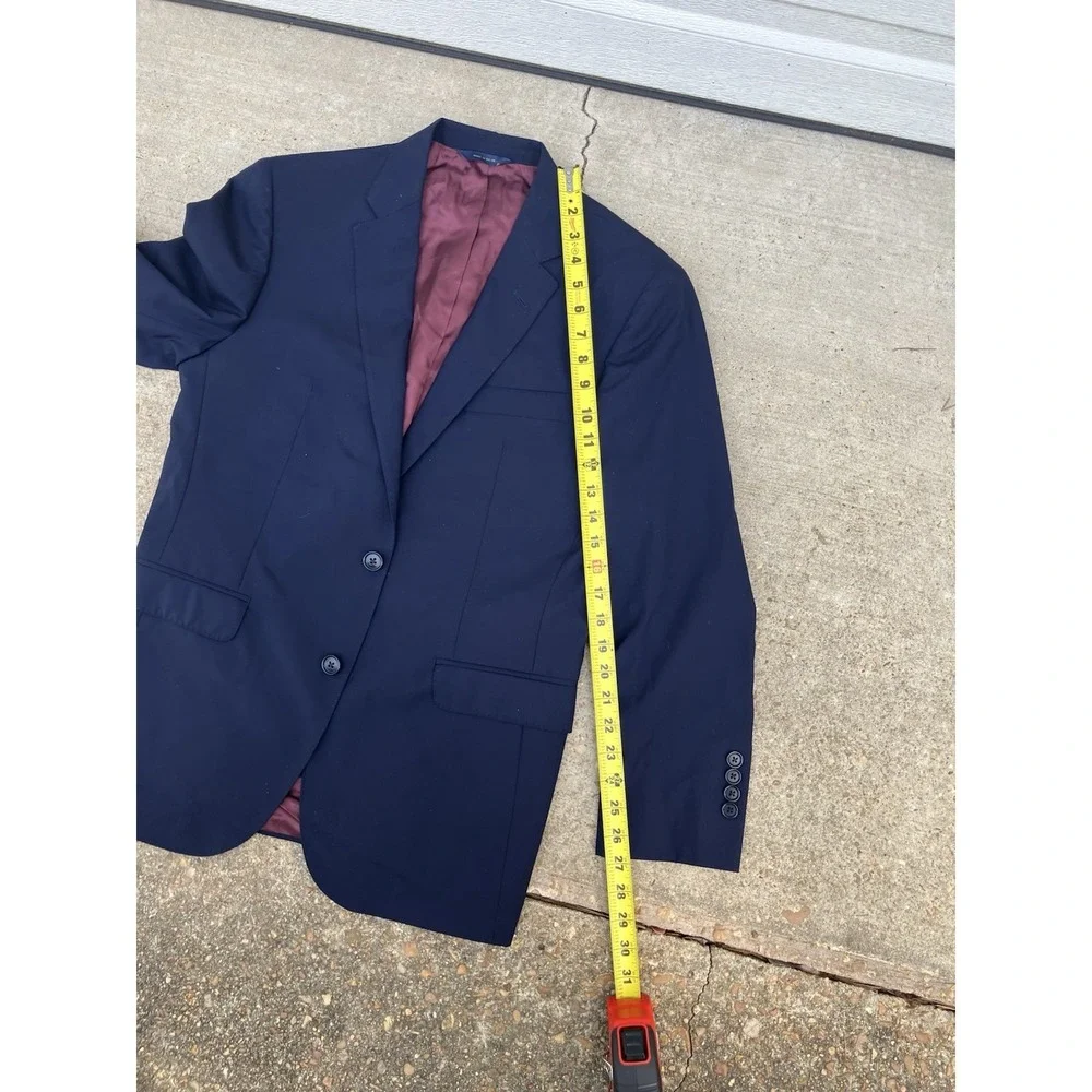 Brooks Brothers Blazer Mens 40R Navy Wool  Sport Coat Vitale Barberis Classic
